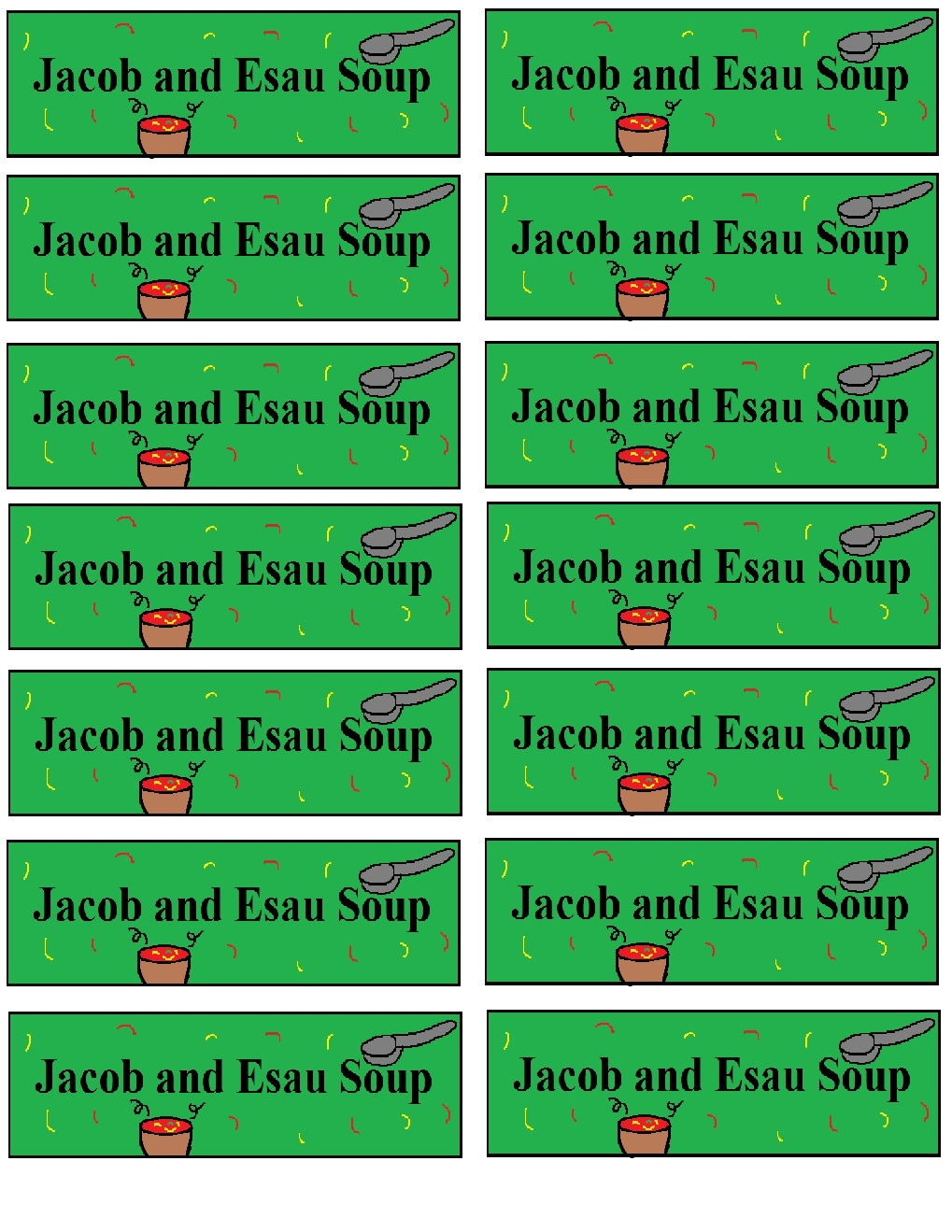 Jacob and Esau Soup